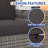 5 - Person Outdoor Rattan Sectional Seating Group with Fire Pit-1986738567