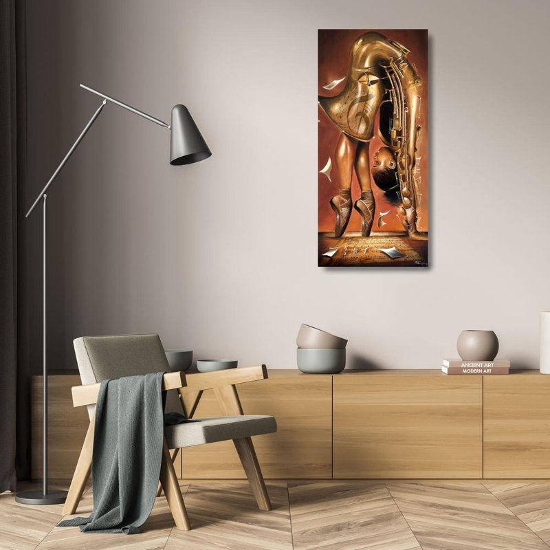 Art sur toile tendue avec Mercer41, Salaam Gallery: Balletic Tune, H 24 po x l 13 po