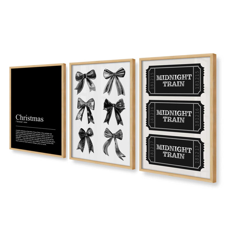 «Midnight Merriment», reproduction d'art, H 15,5 po x l 37,5 po, Érable américain