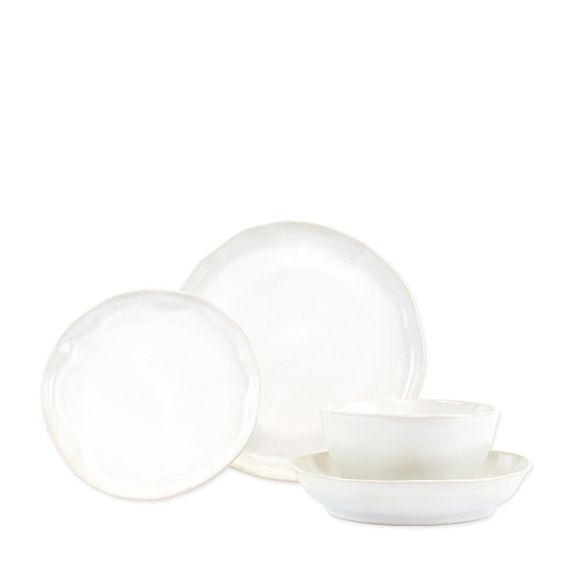 Forma Handmade Stoneware Dinner Plate, Cloud