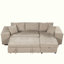 Canapé modulaire rembourré 4 pièces Brihany-111415072-74647179