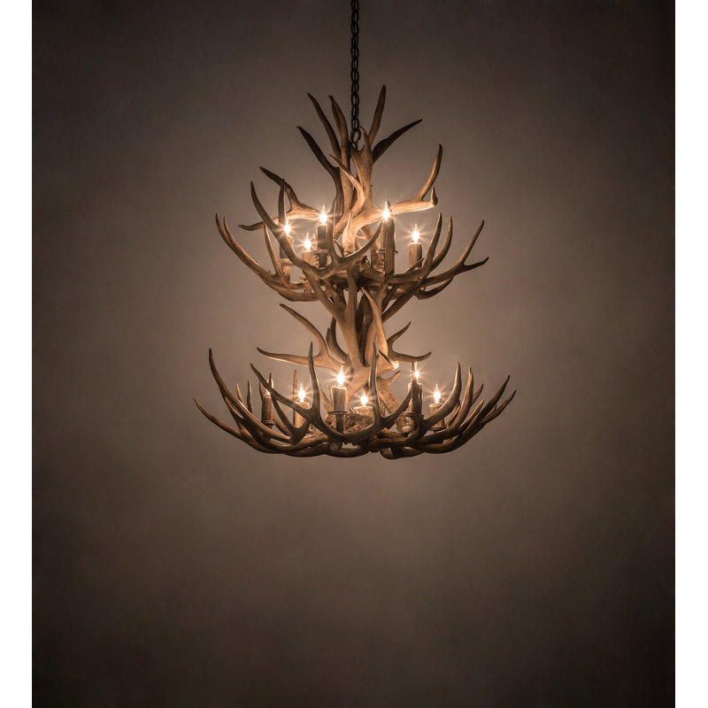 Rustic Lodge 12 - Light Chandelier