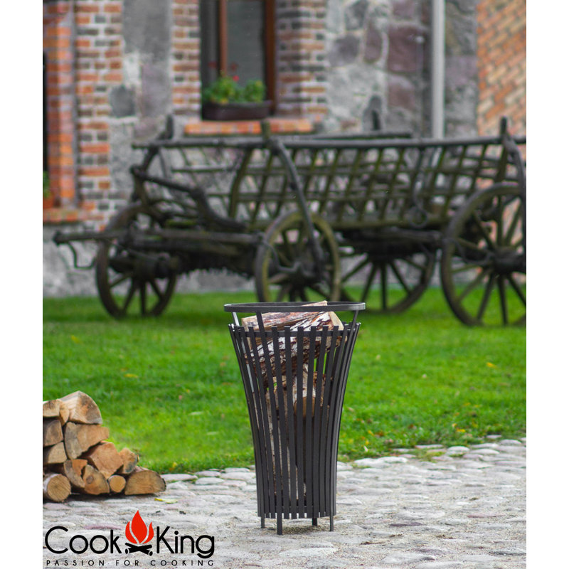 Round Steel Wood Burning Smokeless Fire Pit