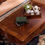 Table basse brune en bois massif brun-129099811