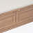 Rustic Multifunctional Storage Bench (Brown+Beige)-950131305