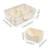 Doffin Snack Storage Container with 4 Compartments, BPA Free Plastic, Divided Serving Tray with Lid