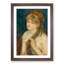 Woman Braiding Her Hair by Pierre-Auguste Renoir - Picture Frame Painting-62805061-62805059