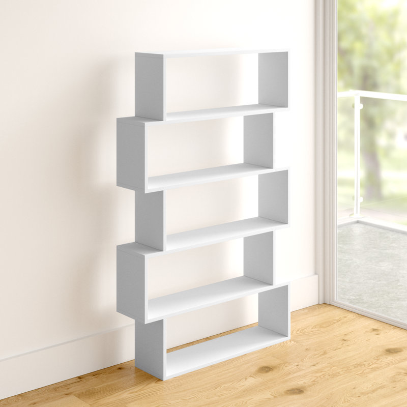 Maison 158.8cm H x 95cm W Standard Bookcase, White