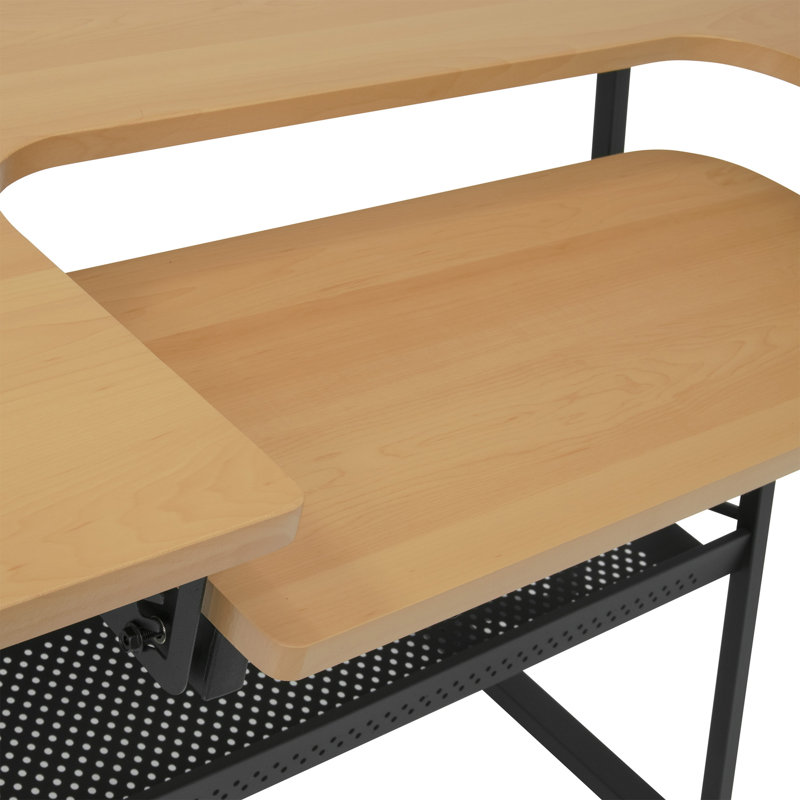 Table de couture avec tiroir de rangement et tablettes Sew Ready Eclipse, érable