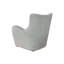 Chaise d'appoint pivotante en tissu de zinc avec sièges confortables et design transitionnel pour les intérieurs modernes