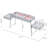 Chrome Over-the-Sink Bathroom Organizer – 3-Tier Metal Mesh Storage Tray Caddy for Counter, Sink, or Kitchen