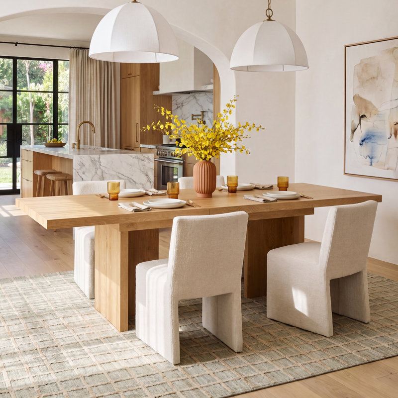 Crosby Self Storage Extension Dining Table, Natural