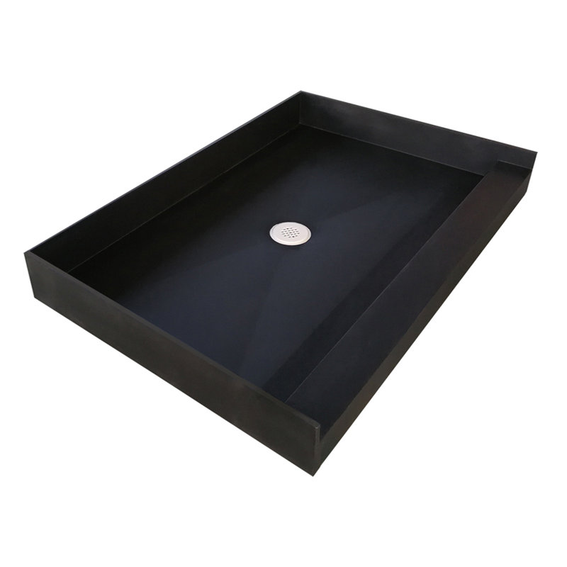 Vivid W D Rectangular Shower Base, 6" H x 48" W x 36" D