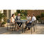 Table de salle à manger d'extérieur 47 po x 28 po pour 4 personnes, table de patio, gris