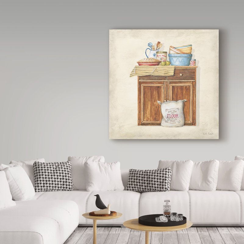« garde-manger b », reproduction de peinture à l’acrylique sur toile tendue, H 14 po x l 14 po