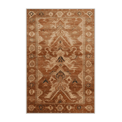 Tapis brun lavable à la machine