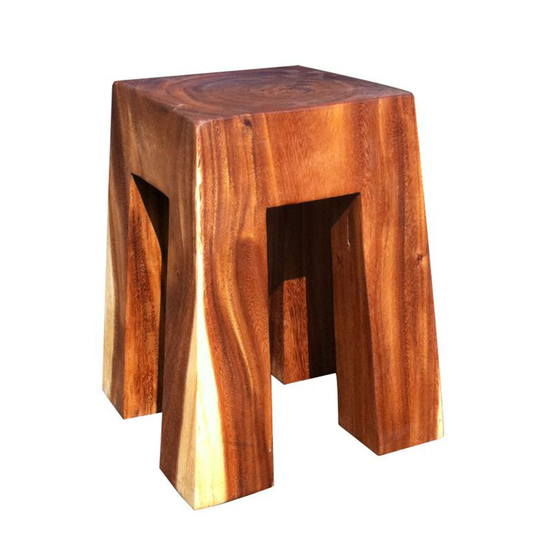 Solid Wood Accent Stool