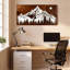 Paysage de montagne, impression sur toile tendue sur toile, ensemble de 1-1626159495