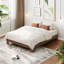 Base de lit plateforme en bois, lit minimaliste avec support en lattes de bois, espace de rangement sous le lit-1336009896-1336009902