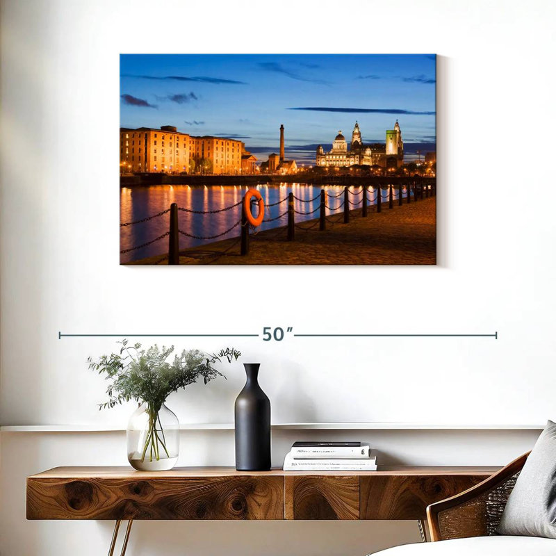 Albert Dock Waterfront, 24" H x 36" W