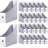 24 Pcs Cardboard Magazine File Holders