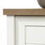 Armoire de rangement avec deux tablettes réglables