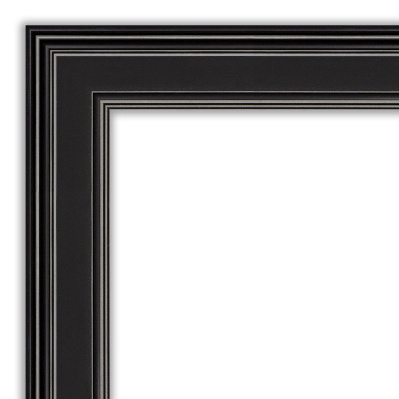 Wall Cork Small - 2' - 4' Bulletin Board, Black, 30" x 42"