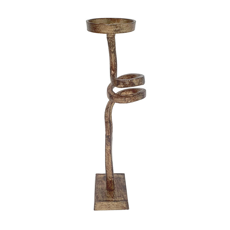 Porte-bougie 4,5 x 5 x 15,5 po, H 15,7 po x l 4,3 po x P 4,8 po