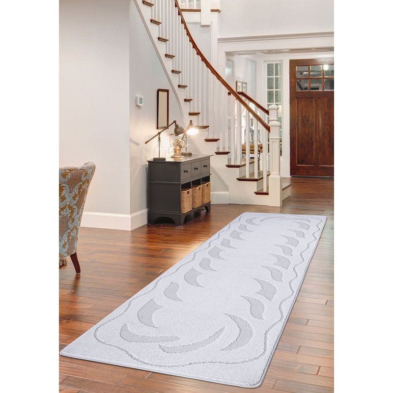 Aranzazu Non-Slip Indoor Doormat, 60cm x 220cm, Silver