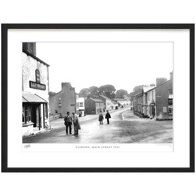 Gisburn, Main Street 1921 - Single Picture Frame Print
