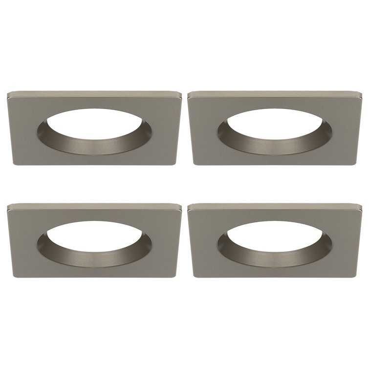 4" Rectangle Open Recessed Trim