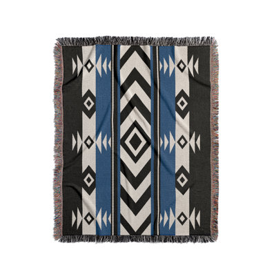 Fika South Western Cotton Blend Blanket Throw