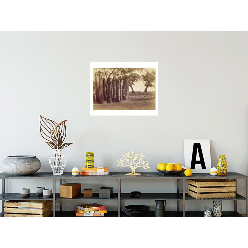 Drums and Idols - Lilipa Protection Island - Efate par J. W. Lindt - Impression Giclée, H 22 po x l 28 po