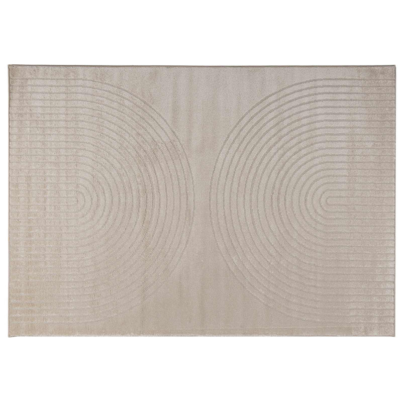 Modern Indoor Rug, Beige, Rectangle 120 x 170 cm