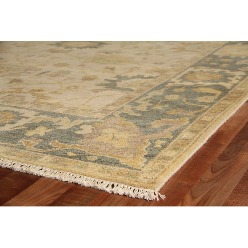 Antique Weave Oushak Wool Oriental Area Rug, Rectangle 14' x 18'