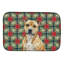 Tapis de séchage Faw Staffordshire Bull Terrier Christmas PoinsettIas-119904728