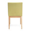 De 2 charmantes chaises de salle à manger en tissu - P 23,03 po x l 17,52 po x H 32,09 po, H 19,25 po, assemblage requis
