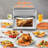 Chef Air Fryer Oven 27.5QT, 6-In-1 Countertop Oven With Air Fry, Bake, Broil, Toast, Warm, And Dehydrate Functions, 4 Knob Control, 1600W, Family Size-121591750