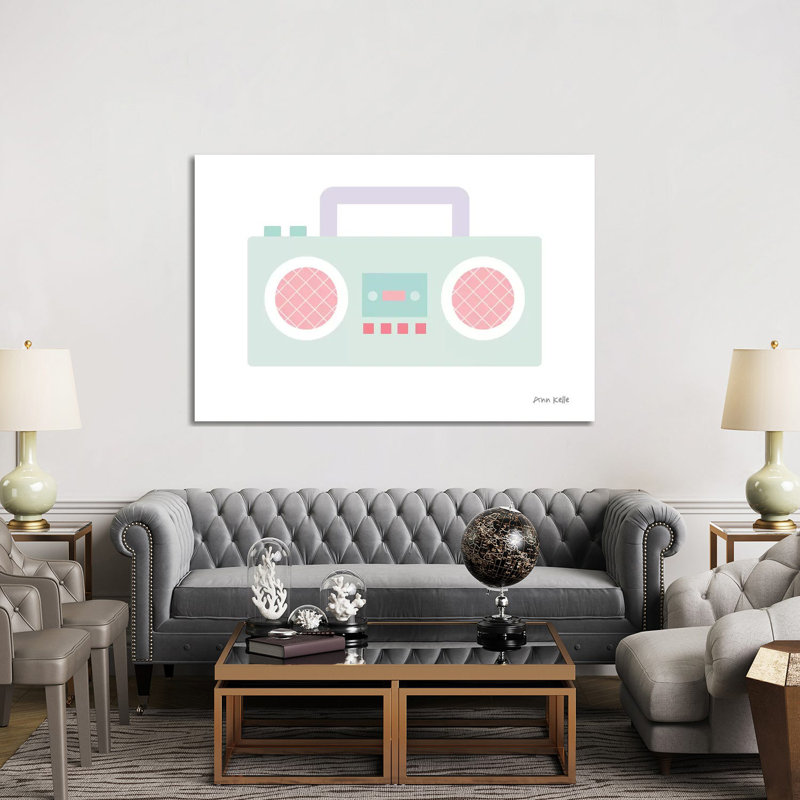 Boombox by Ann Kelle - Wrapped Canvas Print, 152.5 cm H x 101.5 cm W