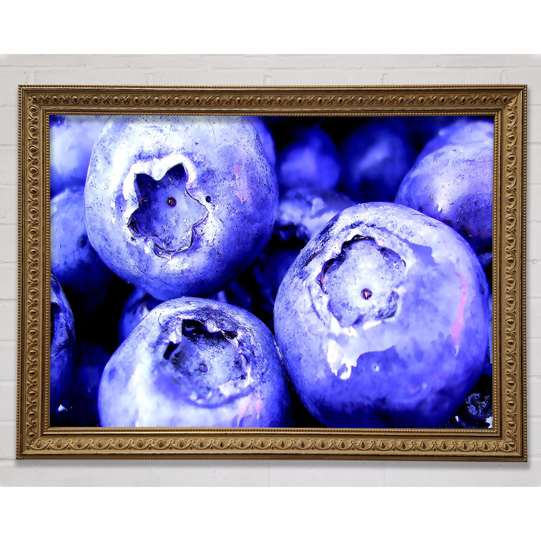 Blueberry - Einzelner Bilderrahmen Kunstdrucke