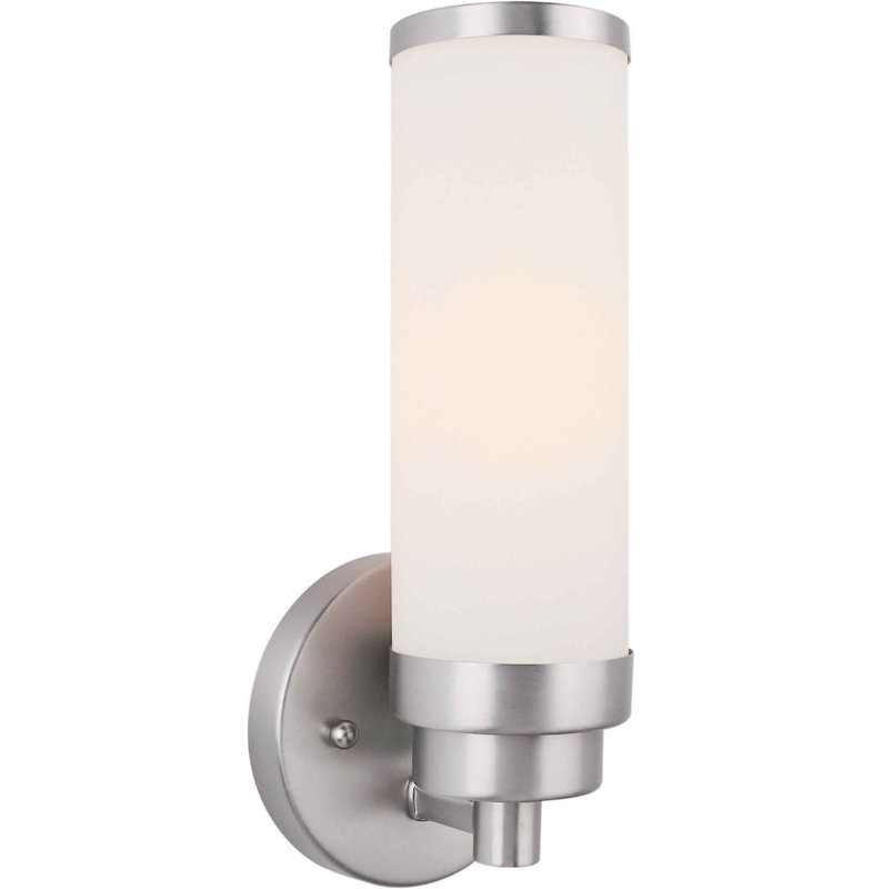 Armed Sconce, Brushed Nickel