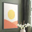 Simple Boho Sun I, reproduction encadrée - bois massif-1140549330-1140549329