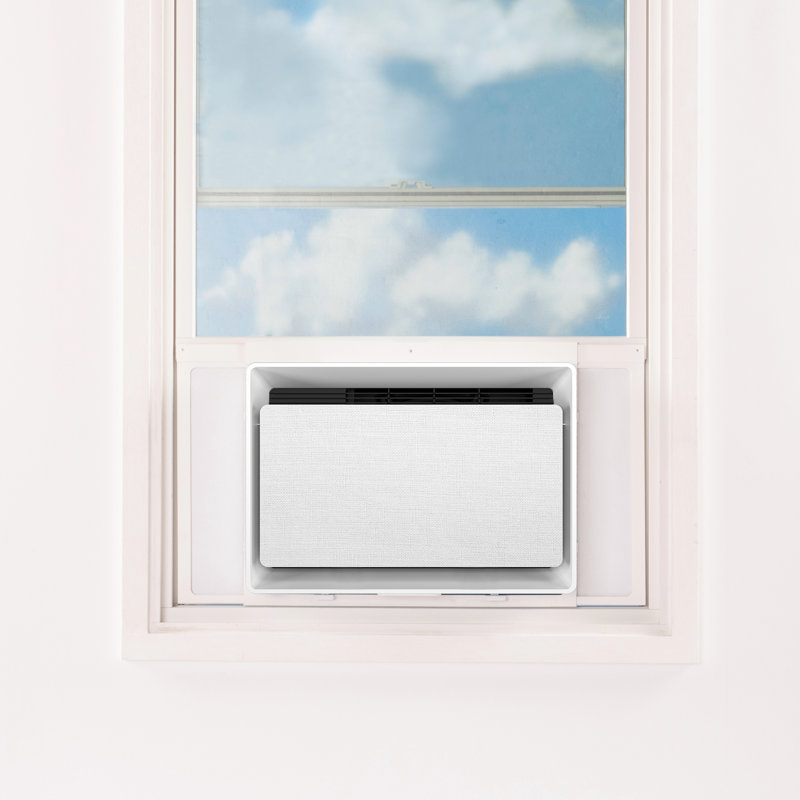 White Medium Wi-Fi Connected Window Air Conditioner with Remote