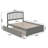 Florio Solid Wood Platform Bed with Footboard and Trundle-1443273819-1415446591