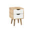 Kennedy 2 Drawer Bedside Storage Table-1177737541