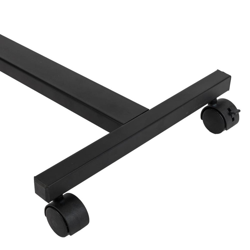 38'' H x 23'' W Laptop Cart with Wheels