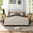 3-Piece Bedroom Sets, 4-Drawer Storage Bed+ 2 Nightstands