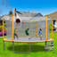 Trampoline polyvalent avec plusieurs accessoires pour un divertissement ultime-112547400