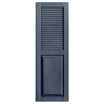 Cathedral Top Combination Shutters Pair