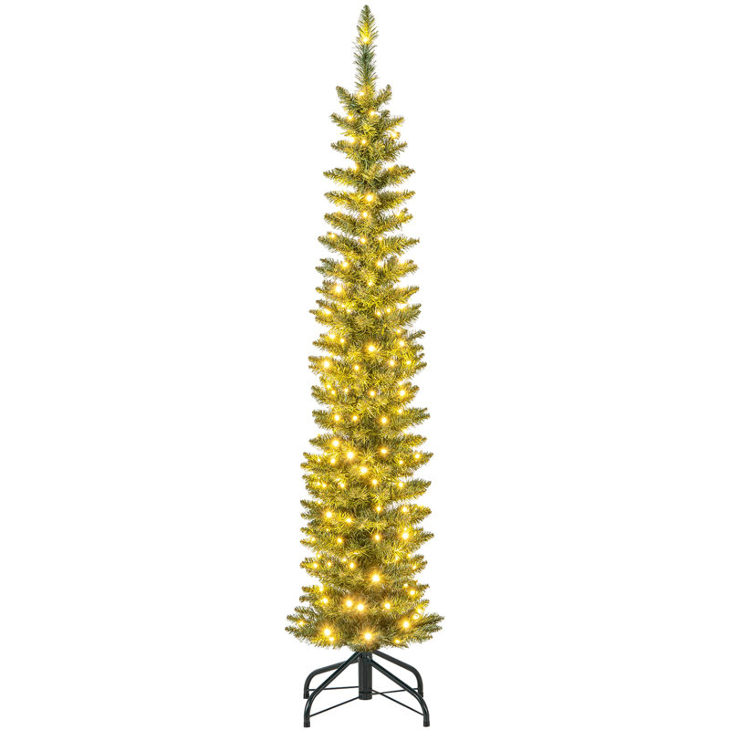 Lighted Artificial Christmas Tree, 4.9' H